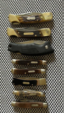 Schrade Knife Lot (8) Folding and Pocket picture