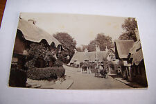 Rare Vintage Or Antique RPPC Real Photo Postcard A4 England Horse Carriage Tea picture