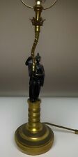 Antique Late 18th Early 19th c. French Louis XVI Bronze Candlestick Lamp picture