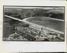 1935 Press Photo Illustration of Santa Anita Racetrack Park in Southern CA picture