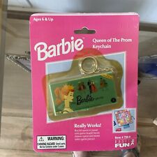 Barbie Queen of The Prom Keychain Mini Board Game Basic Fun 1999 New HTF picture