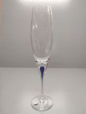 Orrefors Crystal INTERMEZZO-BLUE Champagne Flute Sweden  EXCELLENT  NEW picture