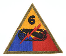 WWII US 6th Armored Division Shoulder Sleeve Insignia picture