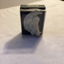 Vintage Department 56 Snow Babies Bisque Ornament Rock A Bye Baby picture