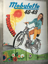 Poster: MOBYLETTE 46-49. Motobecane. Motoconfort. 1969. picture
