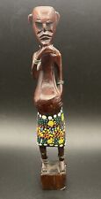 Hand Carved Wooden African Male Statue picture