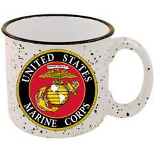 United States Marine Corp stoneware coffee mug  with extra wide base 14 oz picture