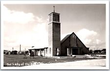 Port Lavaca TX-Texas, Our Lady Of The Gulf Cathedral Church Real RPPC Postcard picture