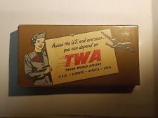 Vintage RARE  TWA AIRLINES Complimentary Miniature 4 pack  picture
