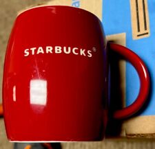 Starbucks Collectors Item 2011 Red Barrel Ceramic Coffee Mug Laser Engraved 15oz picture