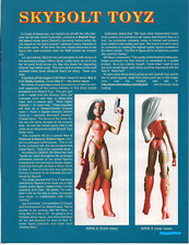 1997 Action Figures Toy PRINT AD ARTICLE - Skybolt Toyz NIRA X Entity Comics picture