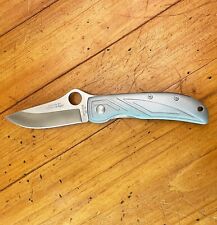 Spyderco Limited Herbst C53P Aluminum Discontinued Very Rare picture