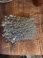 210 Vintage Twisted Metal Silvertone Silver Vintage Icicles picture