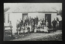 Reproduction 1890s Era View 8-Sided Schoolhouse Berks County PA? Rotograph Back picture