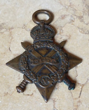 ORIGINAL  WW1 GREAT BRITAIN 1914-15 MONS STAR MEDAL w/ DOCUMENTATION picture