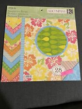 K & COMPANY Specialty  Double Sided “CITRONELLA“ Scrapbooking Papers 25 Sheets picture