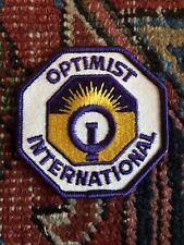 Vintage OPTIMIST INTERNATIONAL Service Club PATCH OI Logo Uniform Badge picture