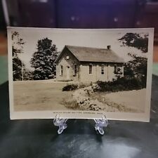 VTG Real Photo Postcard RPPC School House 1861 Dearborn Michigan  picture