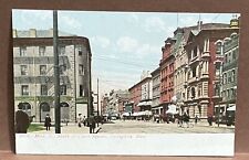 Postcard ~ SPRINGFIELD MA ~ MAIN STREET North of COURT SQUARE ~ UDB ~ picture