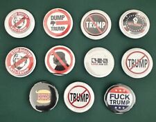 Anti Trump Pin Back Buttons Campaign Pack Of 11 1.25” picture
