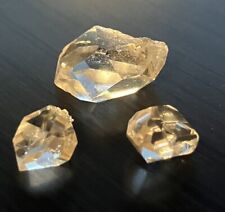 3 Pcs Herkimer diamond quartz crystals Very Clear  picture