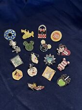 Lot Of 17 Disney Pins.  Minnie - I Love Nerds, Olaf, Snowflake Tinkerbell… picture
