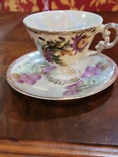 Vintage Ivory China Tea Cup and Saucer Occupied Japan picture