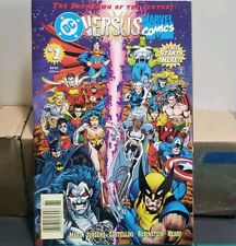 DC Versus Vs Marvel #1  Newsstand Variant 1996 DC Marvel VF+ picture