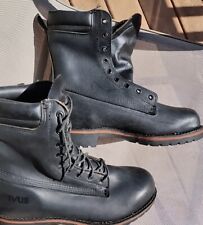 Servus Firefighter Black Boots, Size  M10.5  Tie Used Boots Nice Condition 10.5 picture