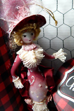 Hand Blown Glass Christmas Holiday Ornament Victorian Lady - Ladies of Elegance picture
