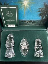 Marquis Waterford Crystal 3PC Nativity Collection 