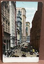 Postcard ~ BROAD STREET ~ CURB BROKERS ~ 1910's ~ picture