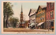 Main Street, Brattleboro, VT Vermont Early Vintage Postcard (#F643) picture