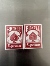 NEW Sealed SUPREME BICYCLE MINI PLAYING CARDS Set Of 2 picture