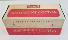 Vtg Rexall Drug Store NOS Sterile Absorbent Cotton Unopened VG Cond Prop picture