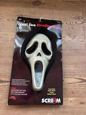 Scream Ghost Face Adult Bleeding Costume Mask  2010 Scream 4 NIB picture