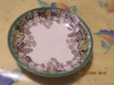 COPELAND SPODE'S BYRON Tiny Trinket DISH Salt? Grapes and Leaves Pattern 3 inch picture