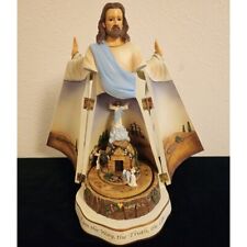 Rare Thomas Kinkade: Visions Of Faith - Jesus - Music Box - Motorized - Lighted picture