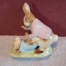 Beatrix Potter’s “Mr. Benjamin Bunny & Peter Rabbit” Figurine Beswick - 1975 picture