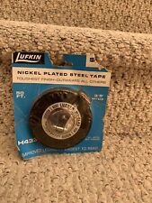 Vintage 50 FT Lufkin Nickel Plated Steel Tape (#H433) picture