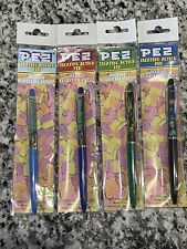 Pez Floating Action Pen- Series 1 Full Collection Rare Find-4 Pens Total picture