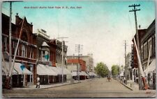 Postcard Main Street North From Penn Railroad; Ada, Ohio 1909 Hardin County Ga picture