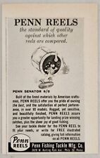 1962 Print Ad Penn Senator 9/0 Fishing Reels Fishing Tackle Philadelphia,PA picture