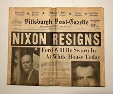Vintage Pittsburgh Post-Gazette Newspaper issue: 