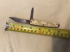 VINTAGE CLOVER BRAND SYRACUSE USA 2-bladed Pocketknife picture