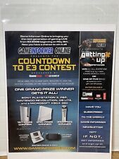 Game Informer Original Print Ad / Poster Game Promo Art Countdown To E3 Contest picture