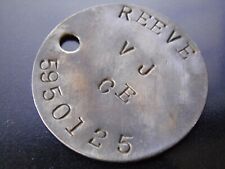 WW2 relic dogtag RAC RTR - Beds Herts Bedford Hertfordshire REEVE 5950125 picture