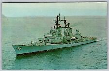 Postcard USS William V Pratt (DLG-13) Guided Missile Frigate picture