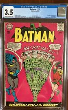 BATMAN 171 CGC 3.5 1966 🔥🔑🔥 FIRST SILVER AGE APP of THE RIDDLER DC MEGA KEY picture