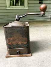 Antique None Such Tin Coffee Grinder, Bronson Walton Co picture
